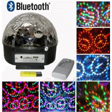 Светодиодный проектор Диско Шар mp3 LED Magic Ball bluetooth